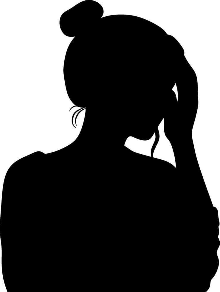 Headache and Anxiety Concept Illustration vector