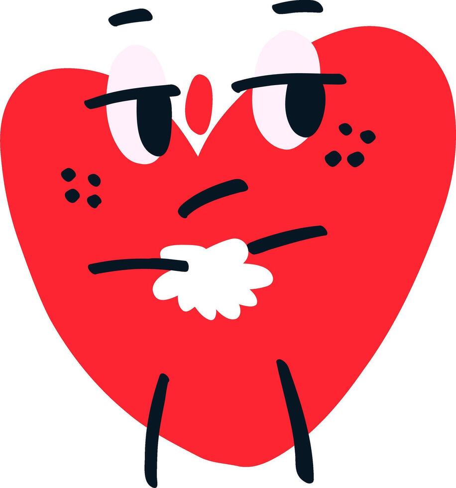 Love Mascot Character Sticker Pack vector