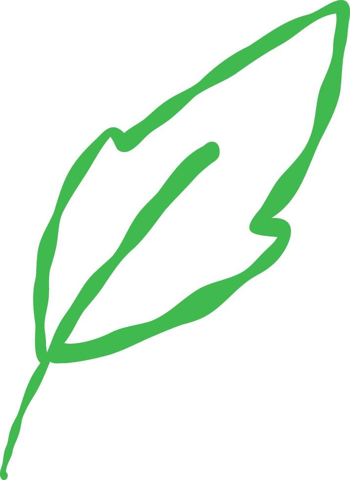 Neon Colored Flower Leafs Art vector