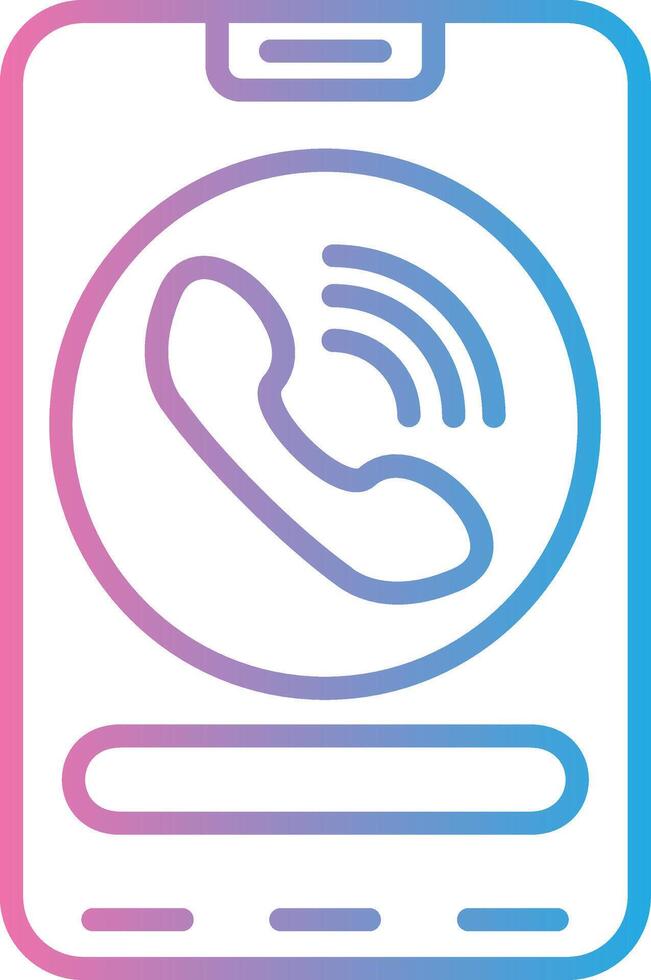 Call Bright Flat Artwork vector