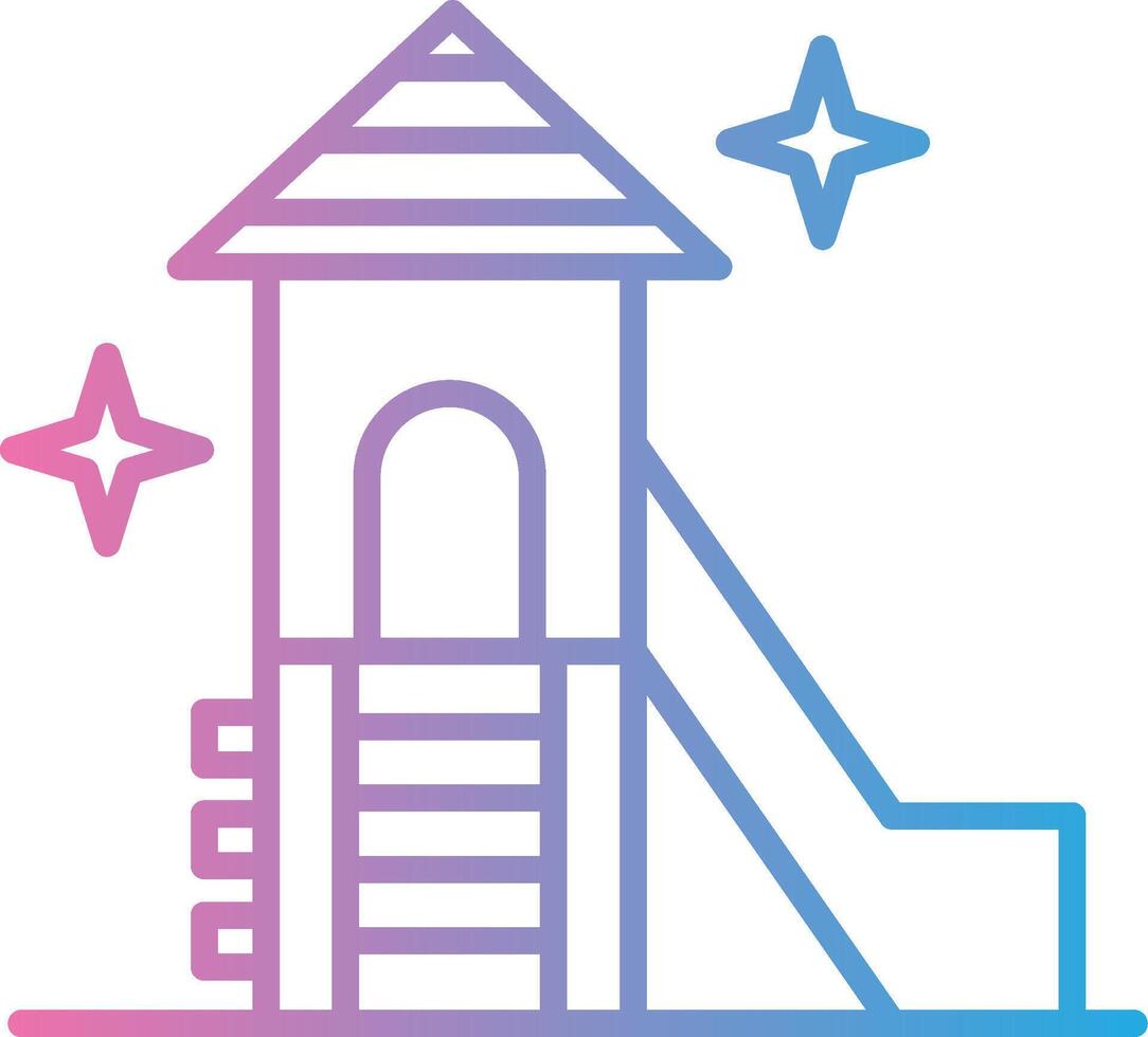 Slide 3D Interface Shape vector