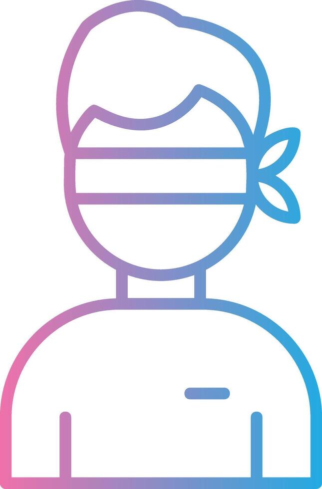 Blind Flat Symbol vector
