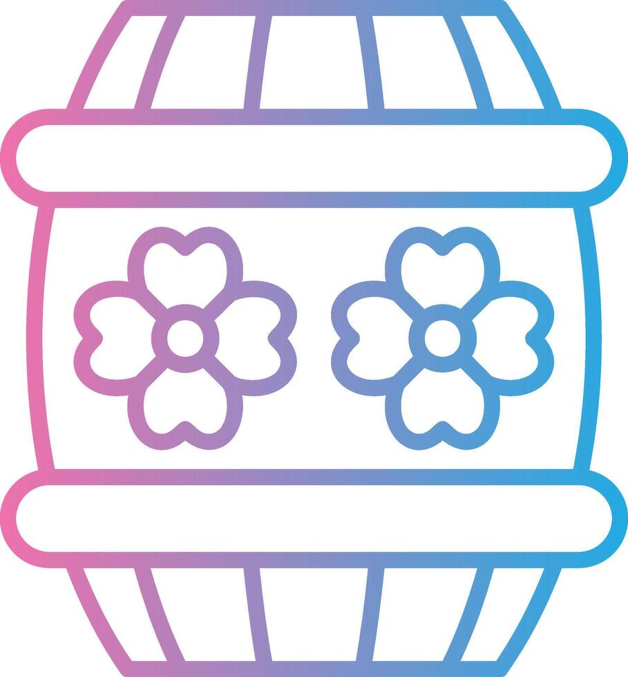 Barrel Modern Interface Badge vector