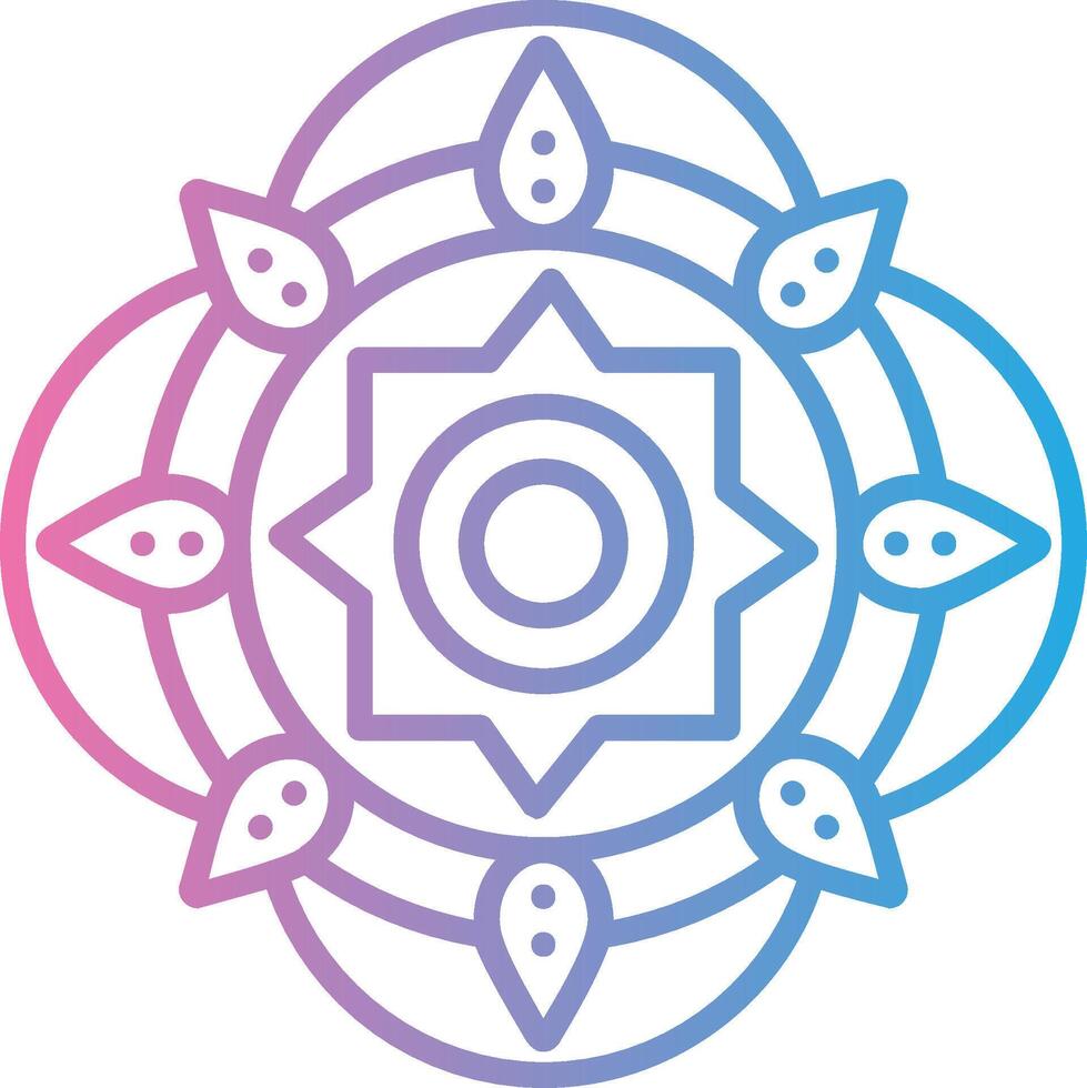Mandala Clean Sketch Form vector