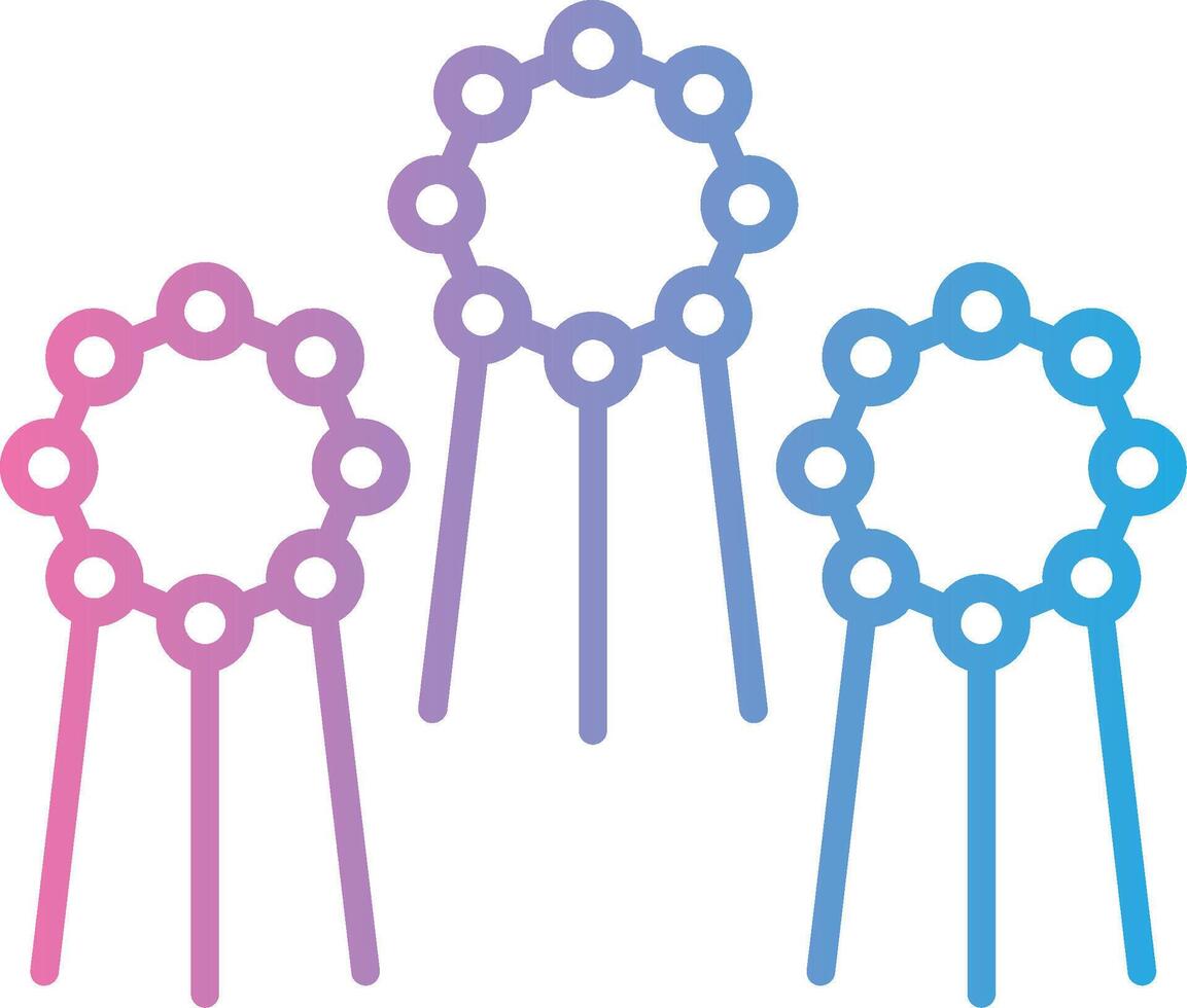 Artificial Intelligence UX Focused Shape vector