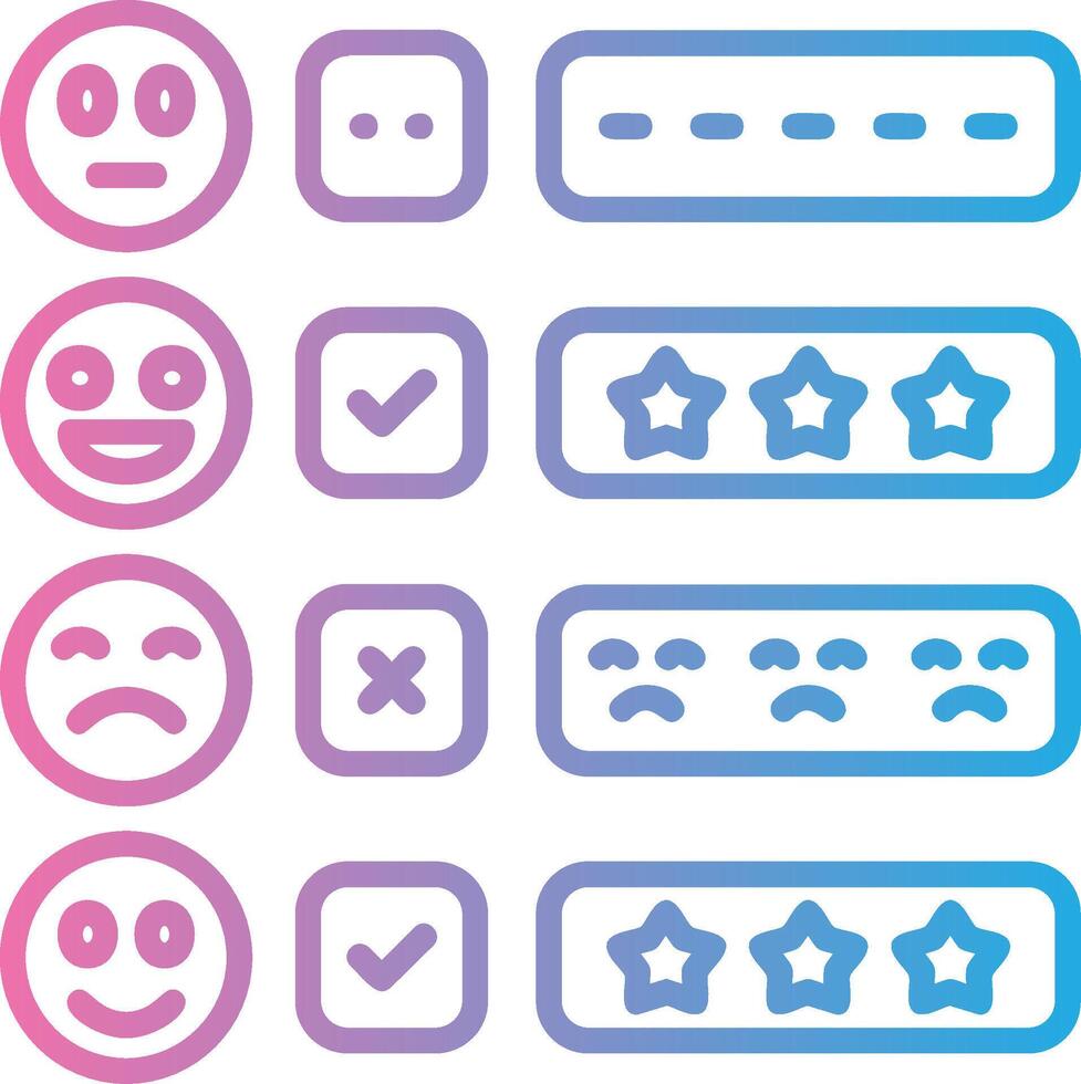 Review Handcrafted UI Symbol vector