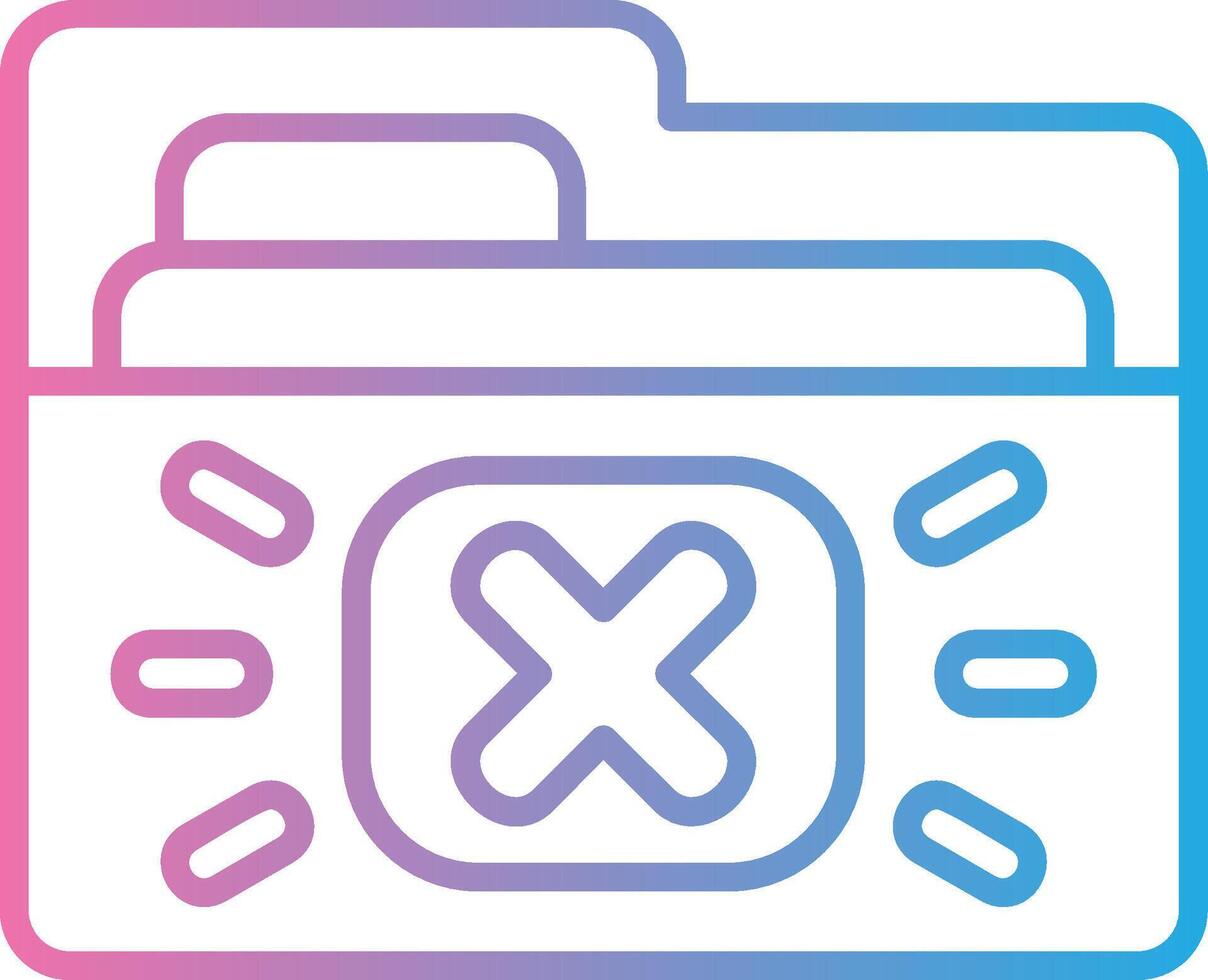 Rejected Cool Tone Form vector