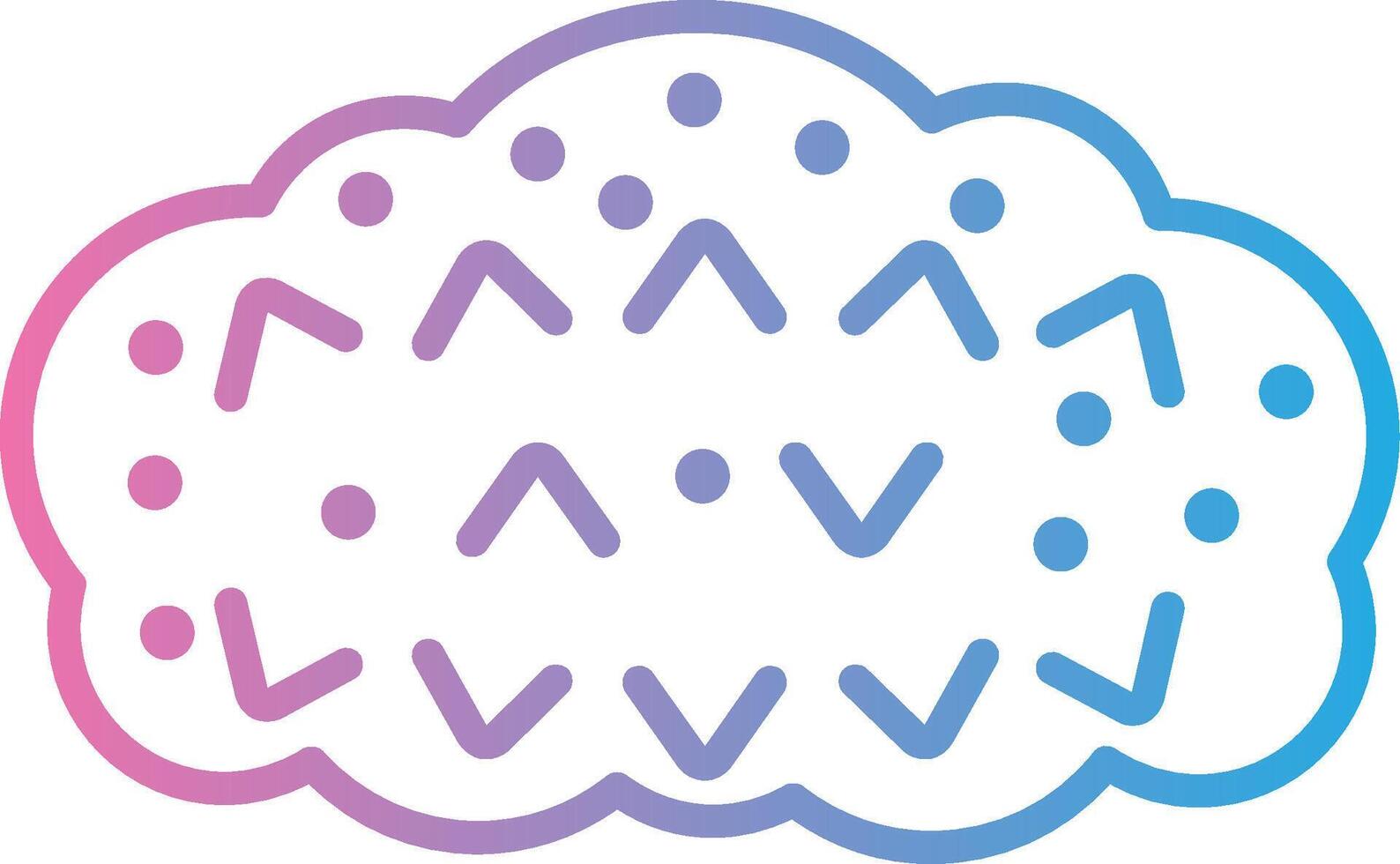 Sea Cucumber 3D Rendered Symbol vector
