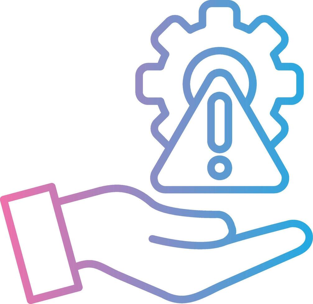 Risk Management Sleek Visual Mark vector
