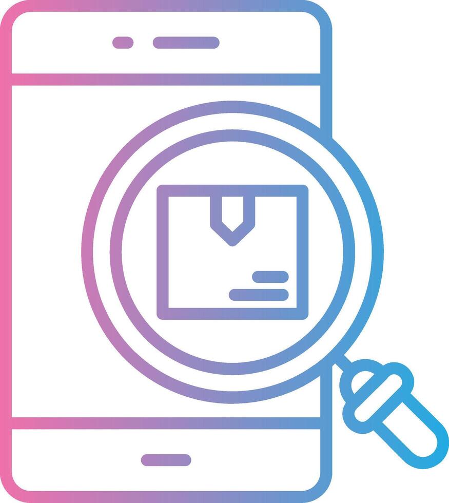 Search Detailed UI Piece vector