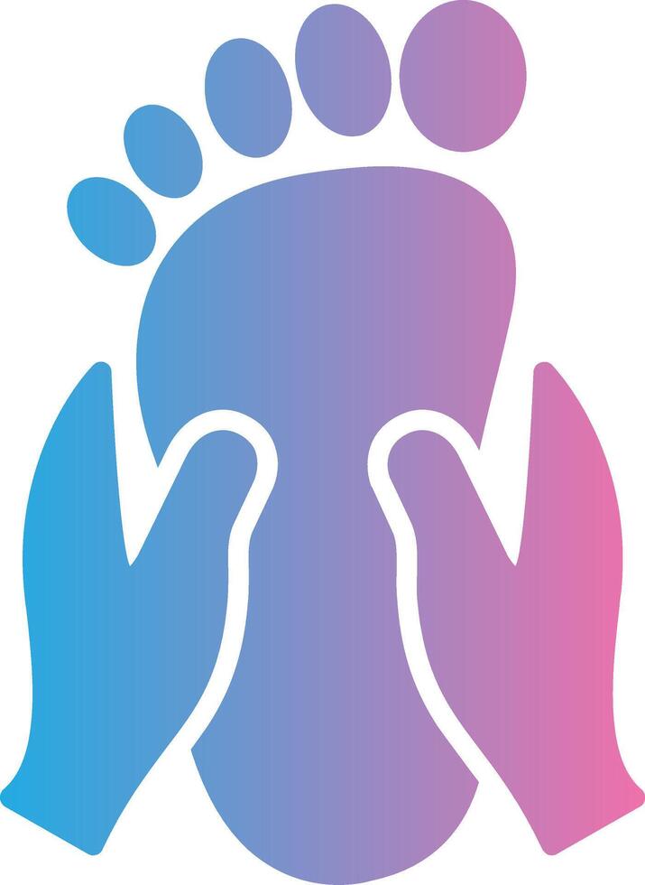 Foot Massage User-Friendly Drawing vector