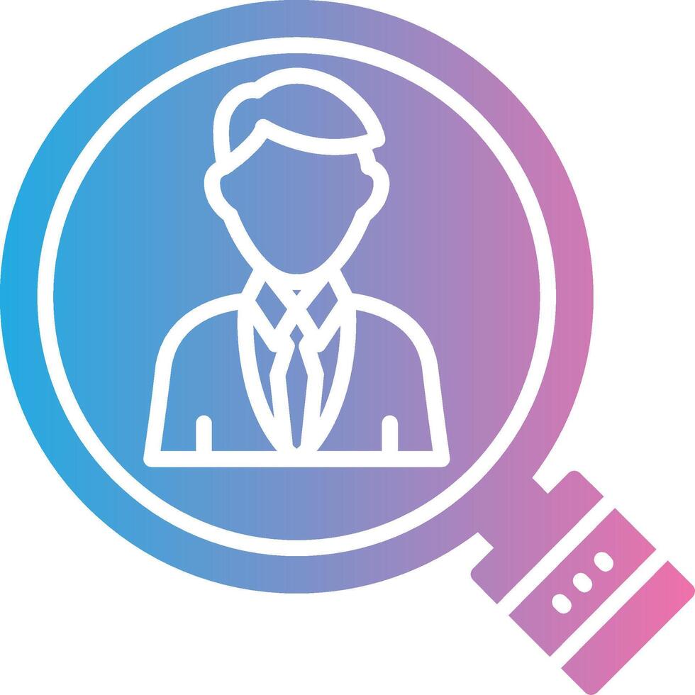 Hiring Gradient Color Form vector