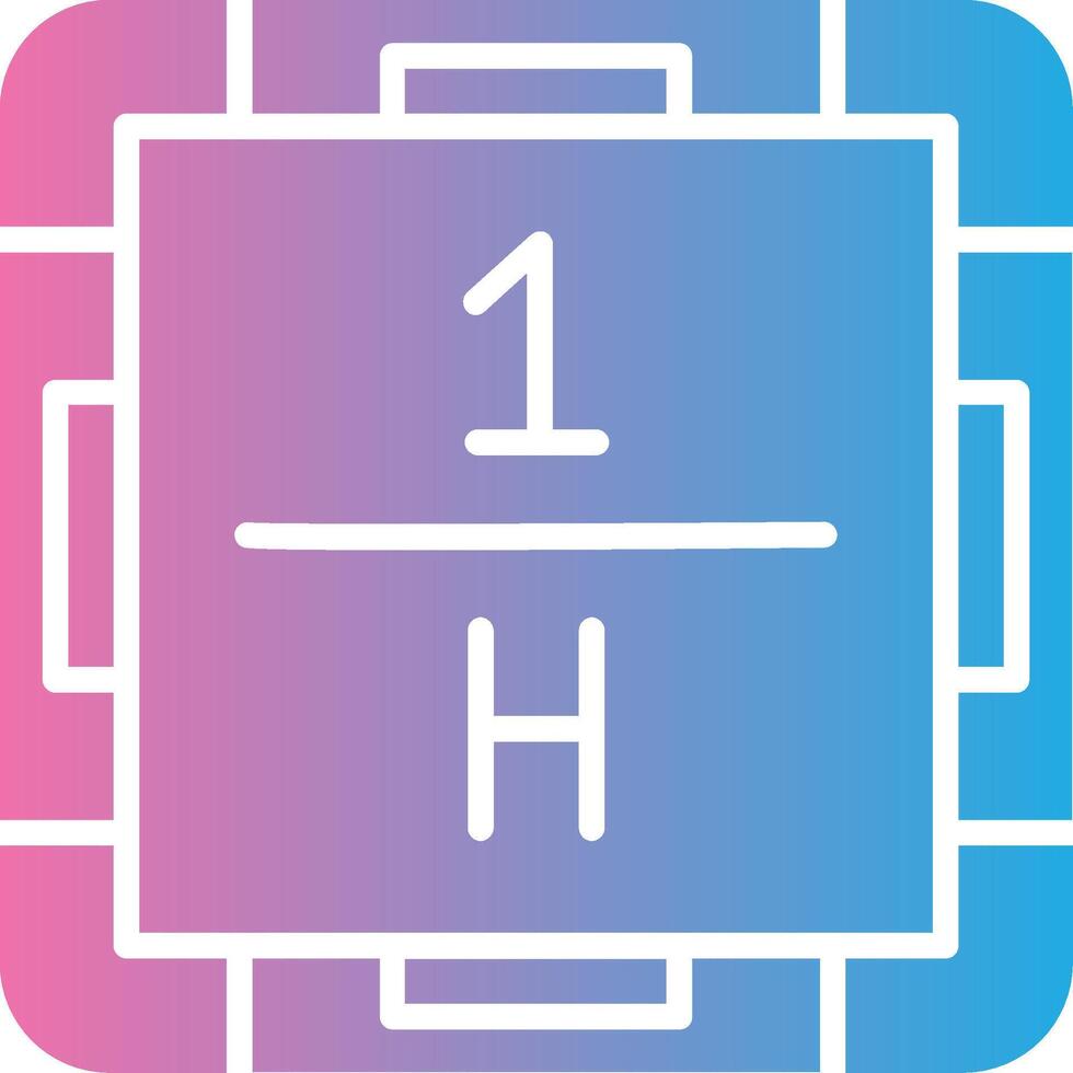 Hydrogen Subtle UI Graphic vector