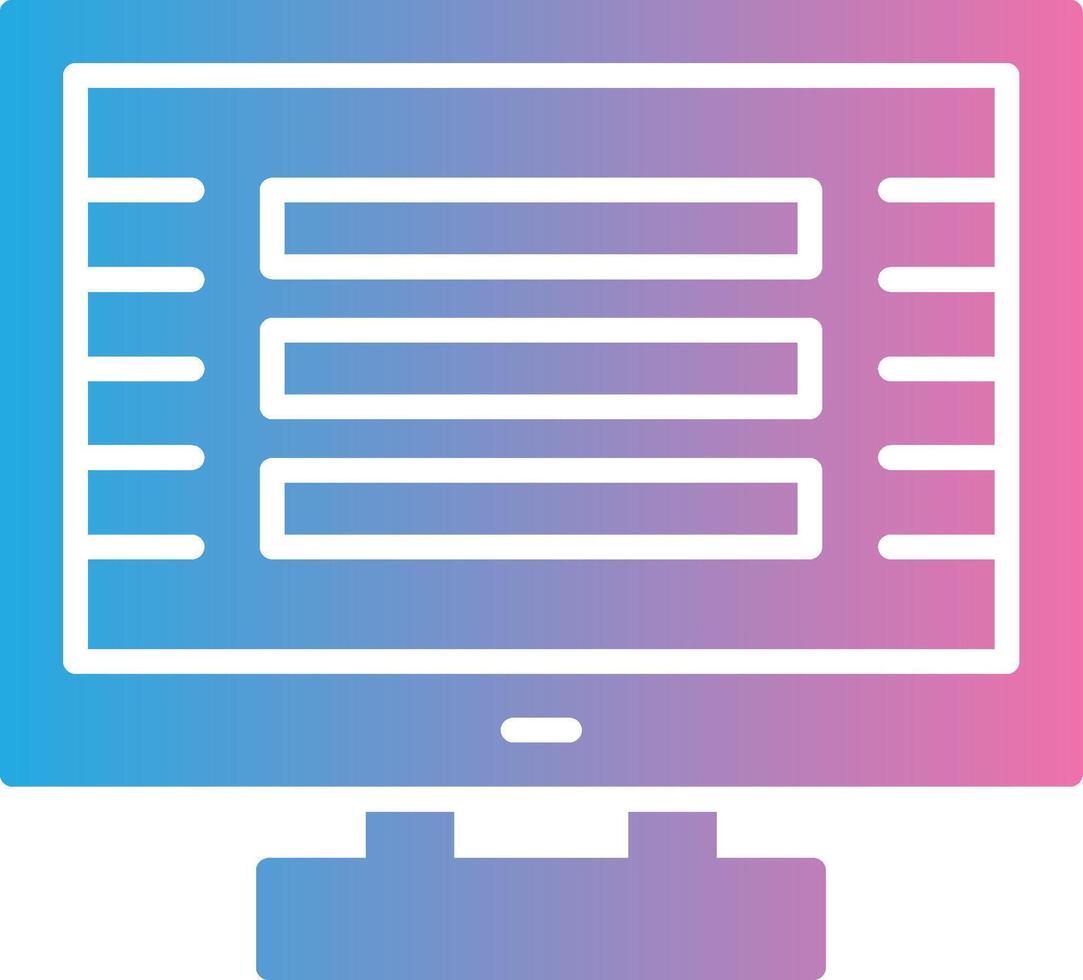 Computer Color Enhanced Graphic vector