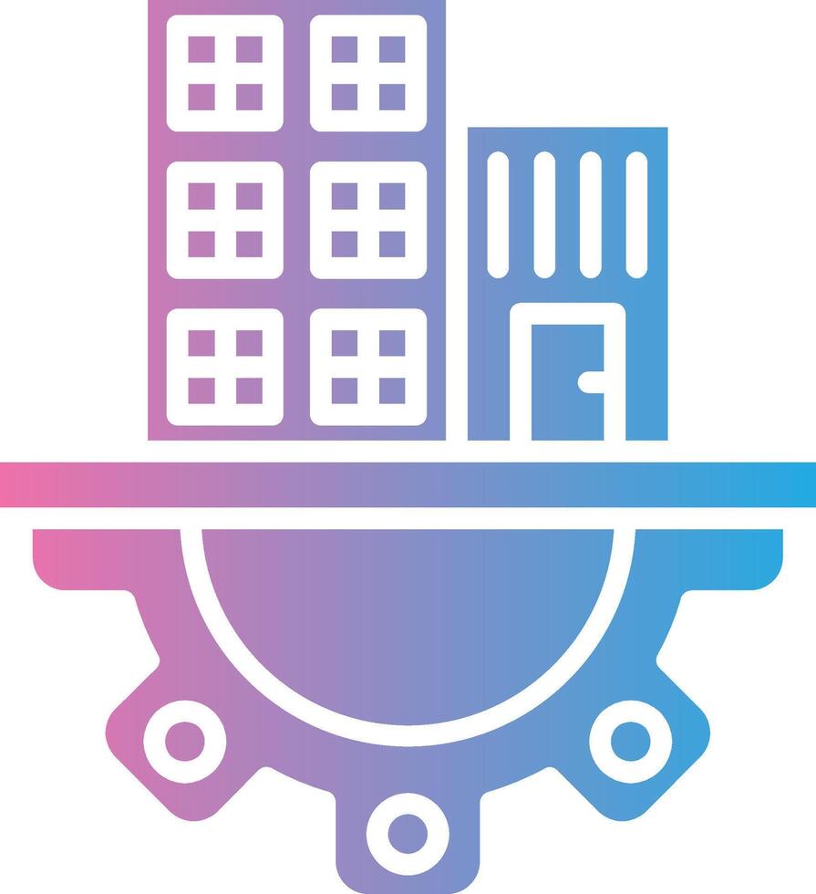 Infrastructure Muted Color Design vector