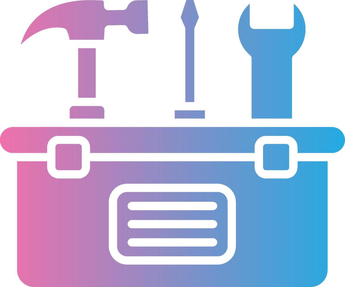 Toolbox Soft Outline Graphic vector