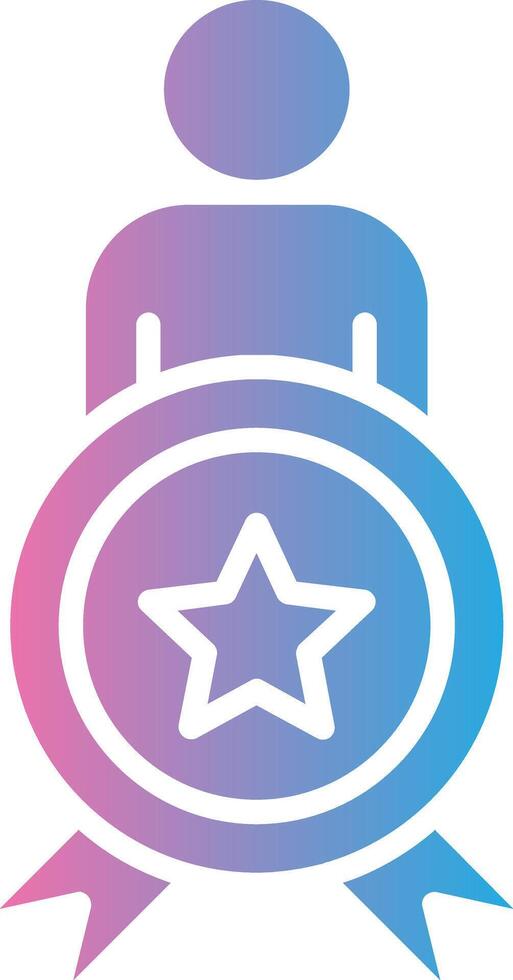 Achievement Monochrome Line Graphic vector