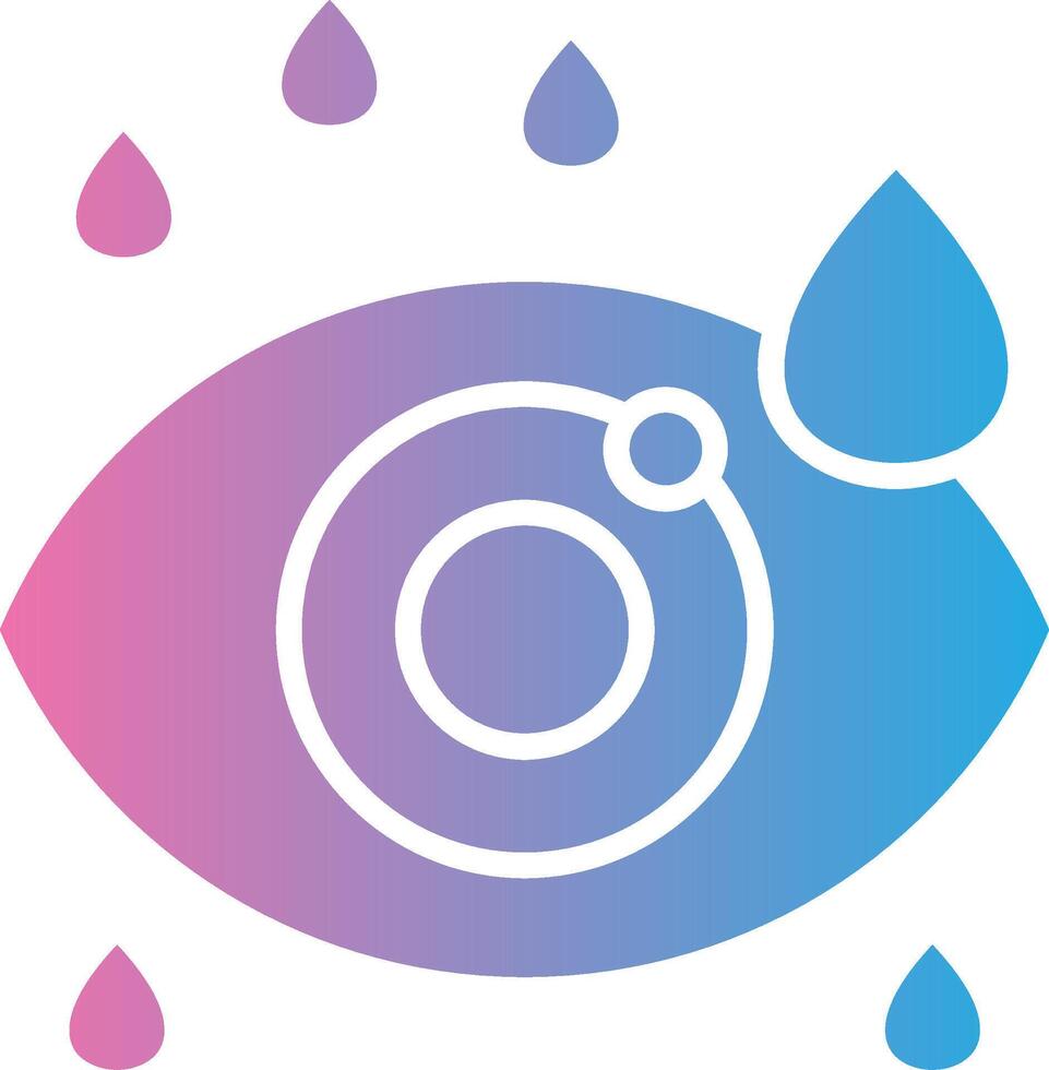 Eye Drop Clean Frame Object vector