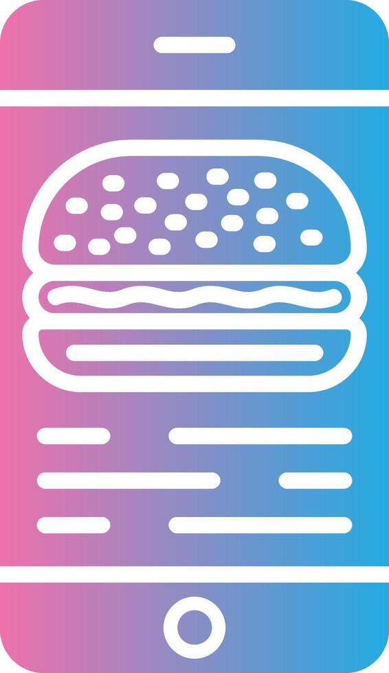 Order Food Cool Tone Form vector