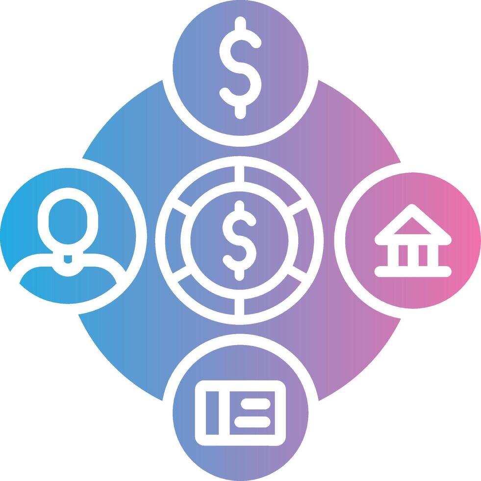 Payment Gateway Digital Outline Piece vector