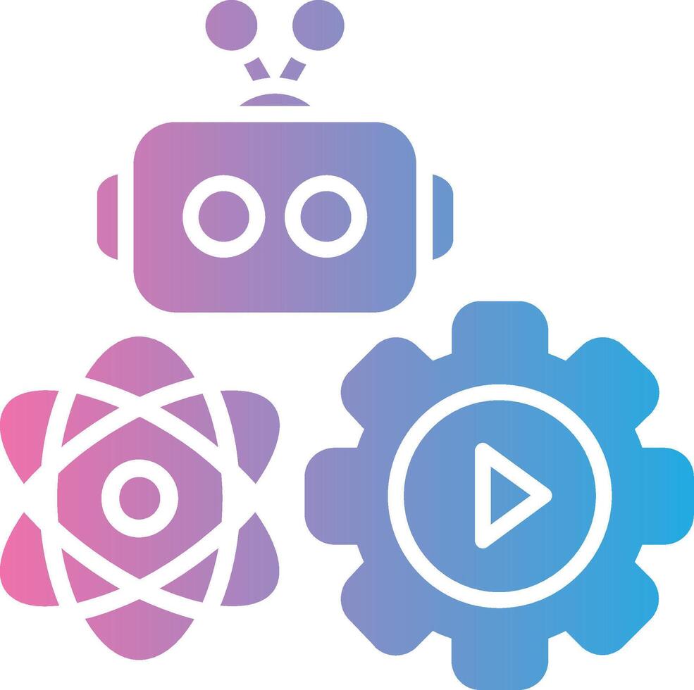 Automation Pixel Style Badge vector