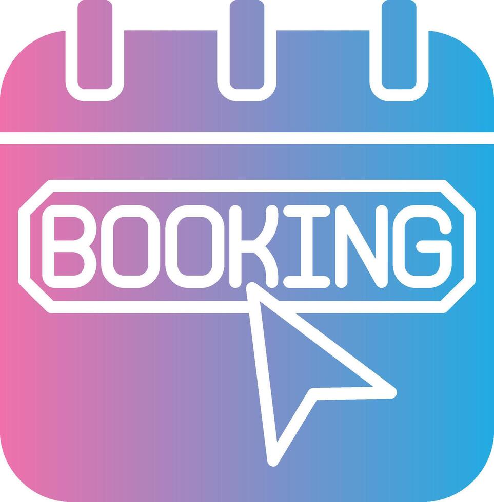 Booking Abstract UI Visual vector