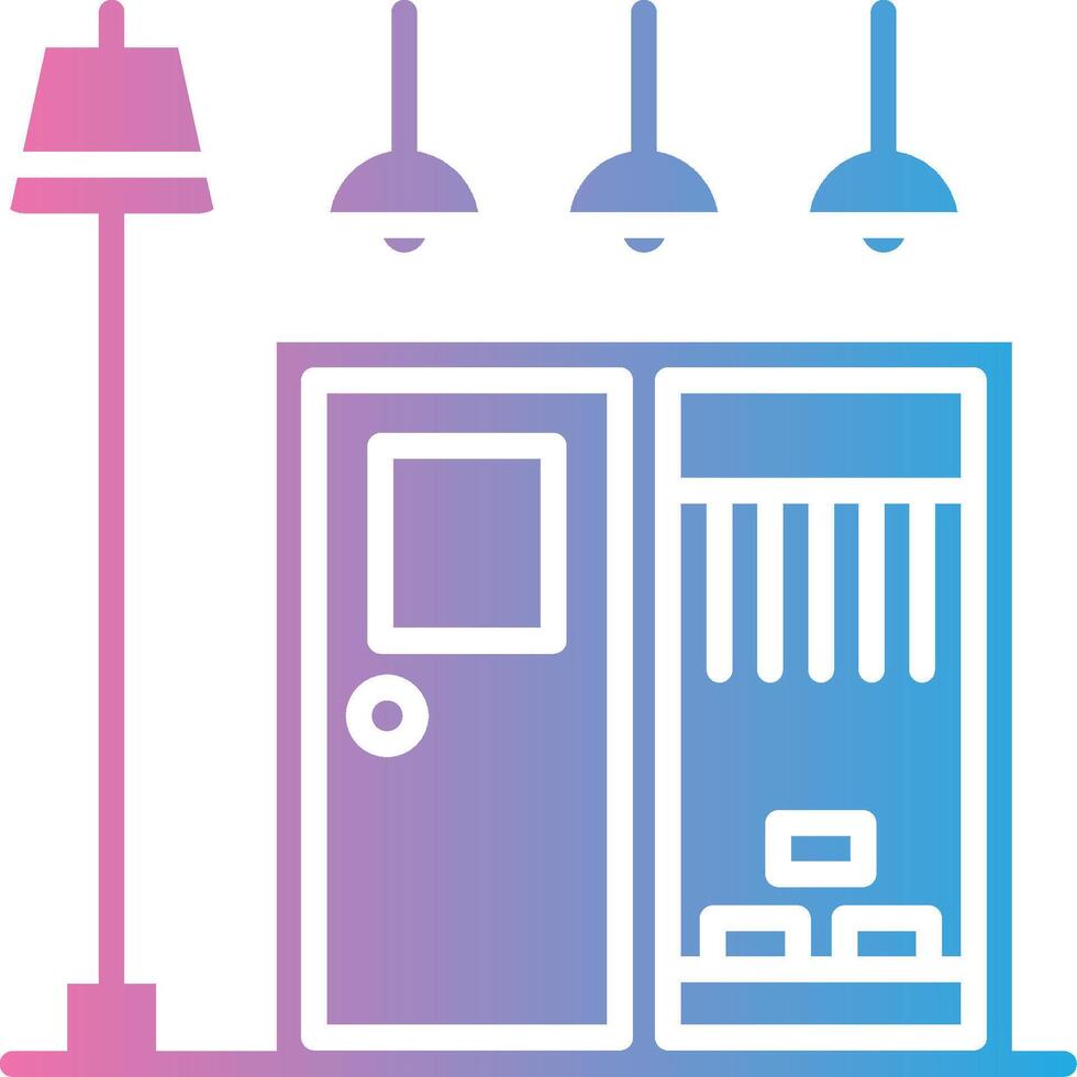 Wardrobe Thin Line Element vector