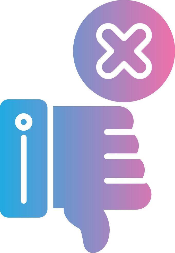 Dislike Creative Sketch Element vector
