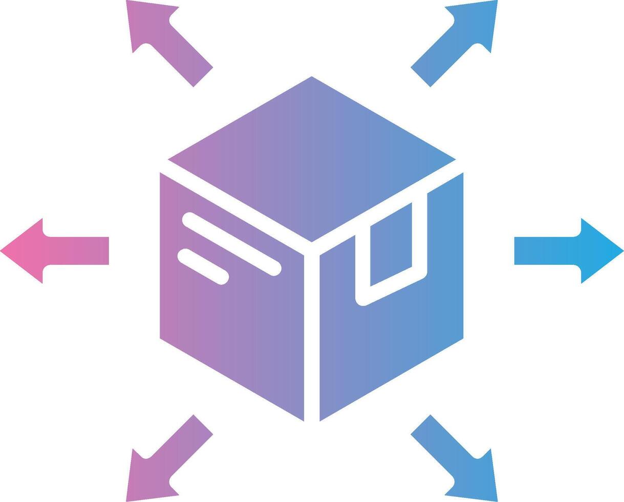 Distribution Center Interactive Symbol vector