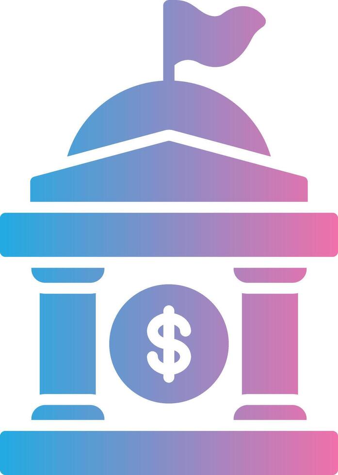 Government Building Flat UI Form vector