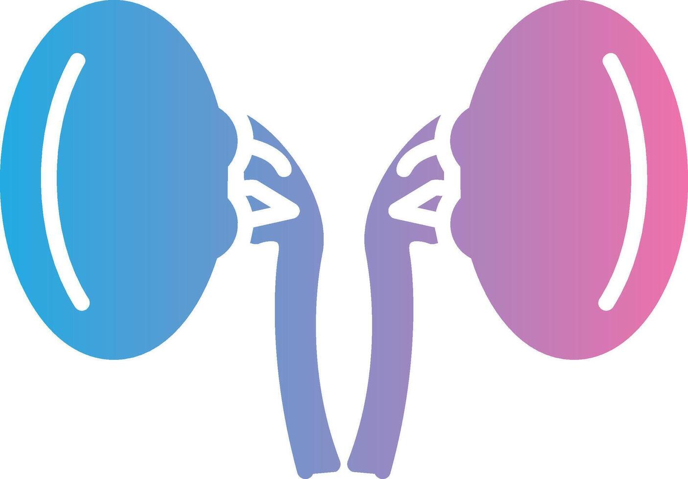 Kidneys Interactive UI Design vector