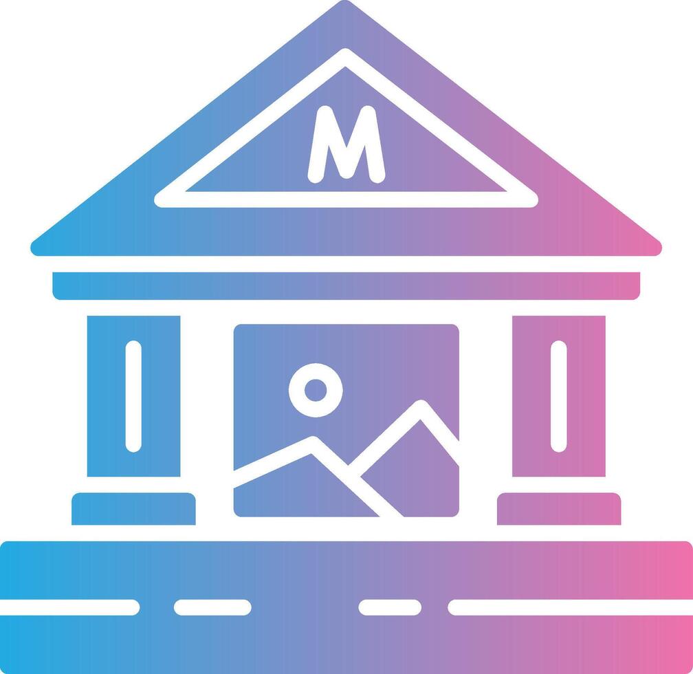 Museum Smooth App Visual vector
