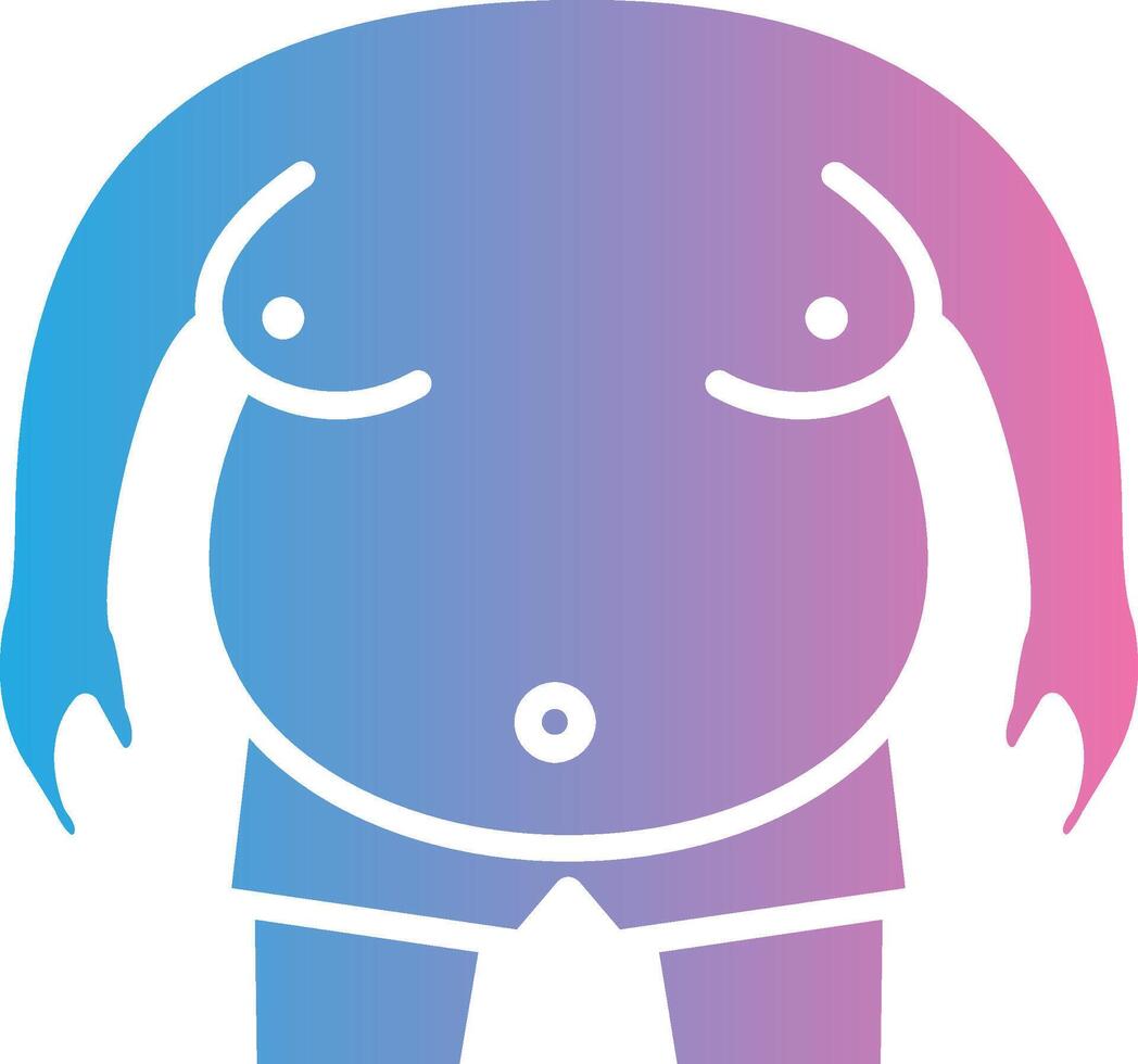 Obesity Color Enhanced Graphic vector