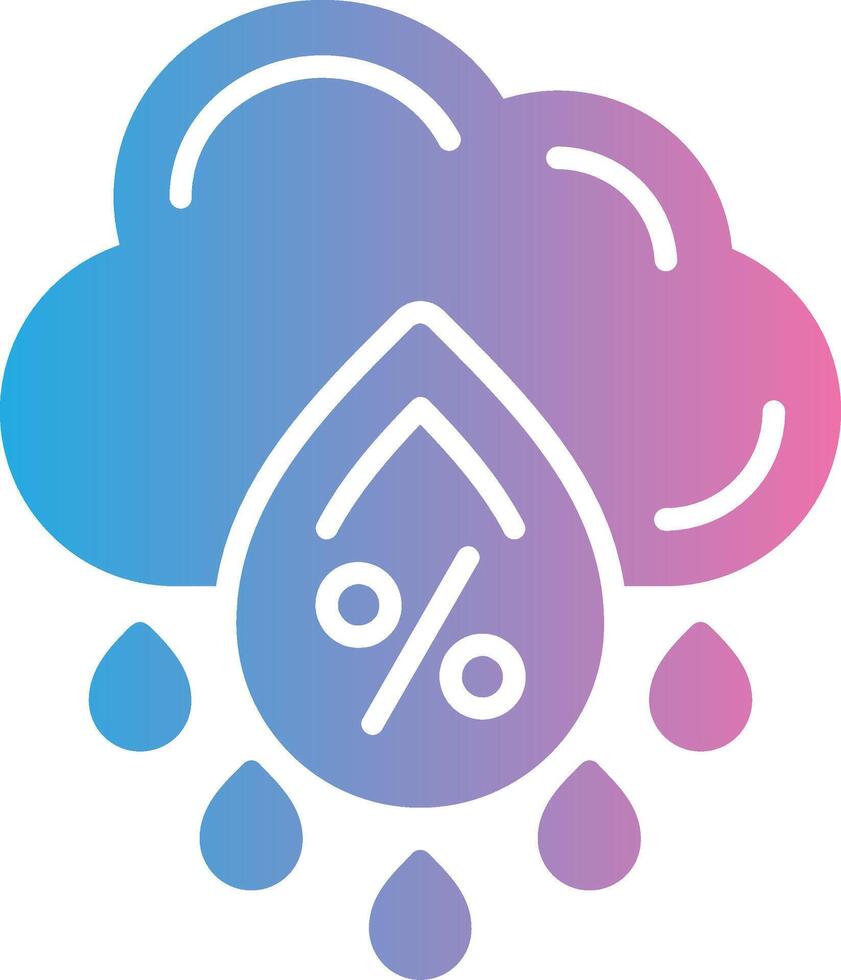 Precipitation Cool Tone Form vector