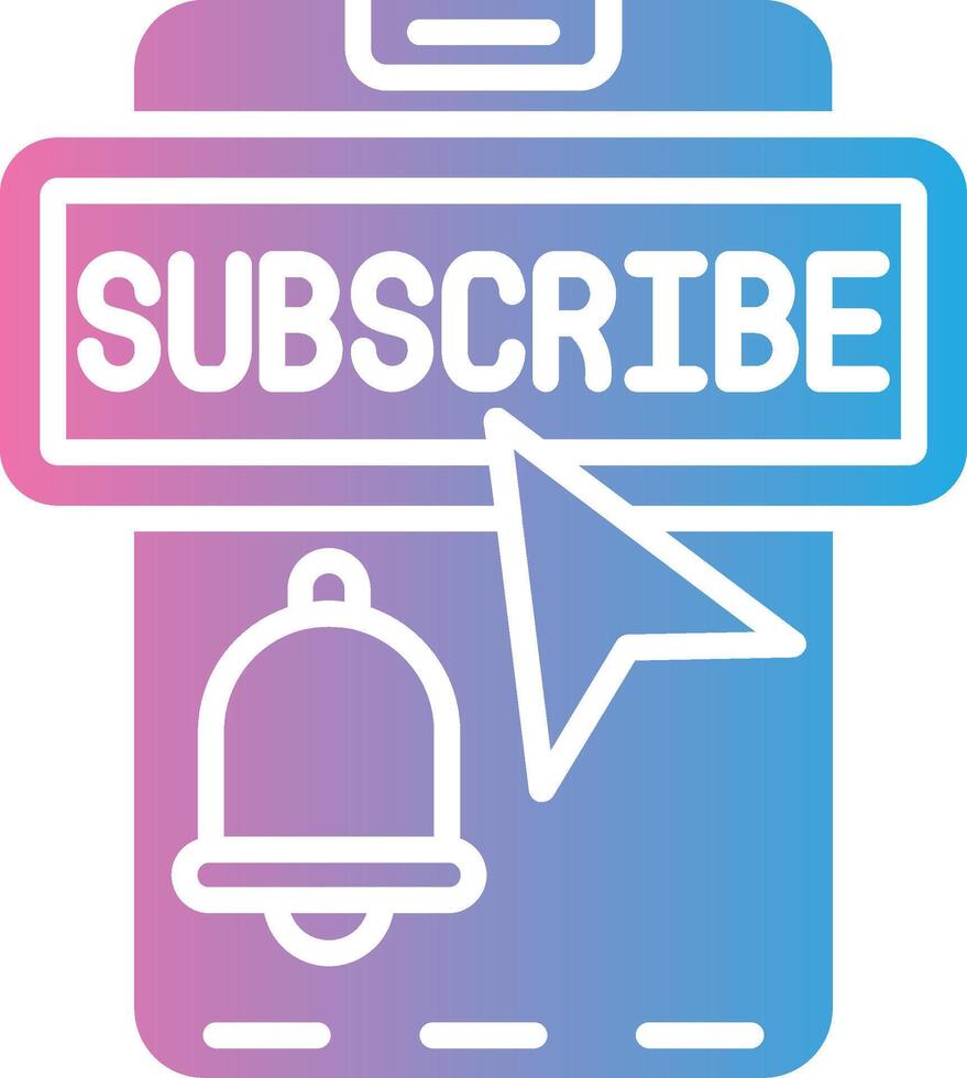 Subscribe Clean Digital Design vector