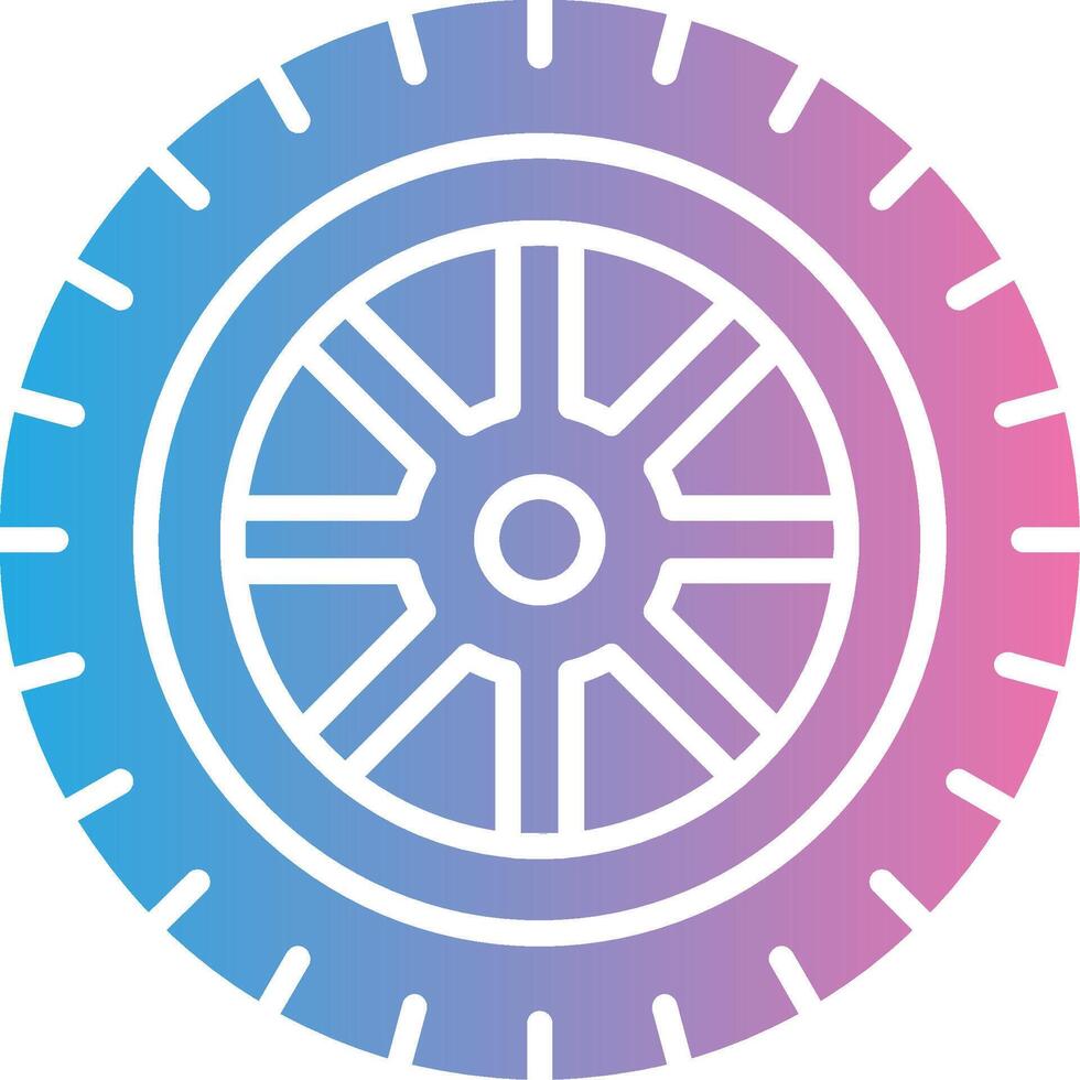 Wheel Hand-Drawn Sketch Symbol vector