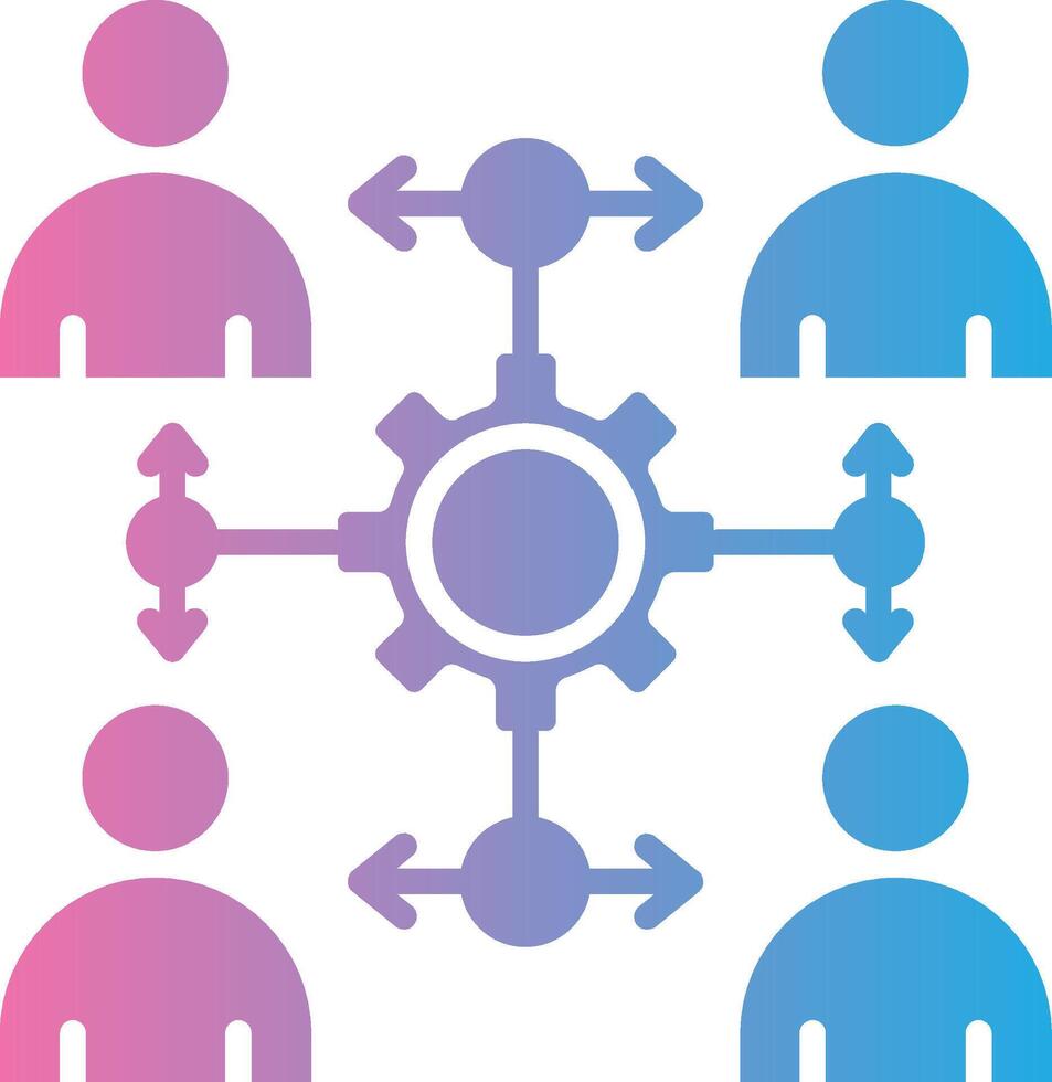 Business Meeting Gradient Color Form vector