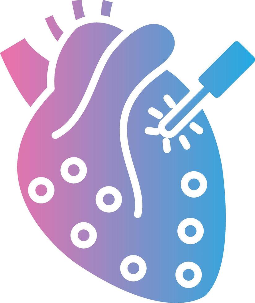 Cardiac Sharp Line Mark vector
