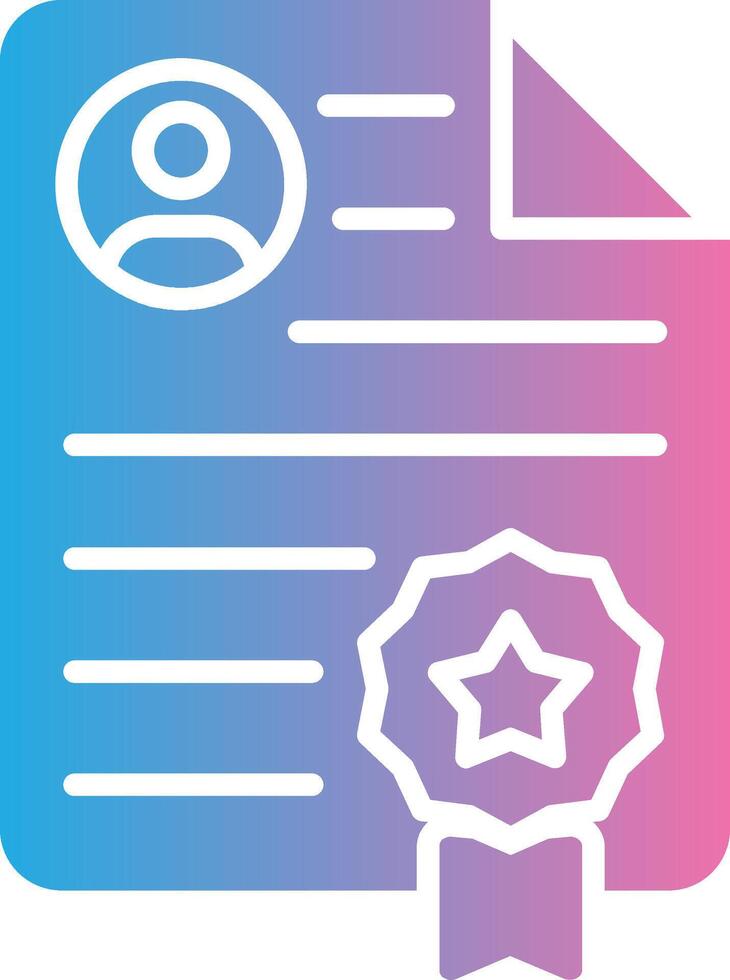 Certification Simplified Design Piece vector