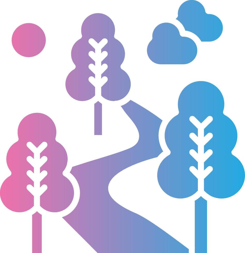 Forest Bold App Graphic vector