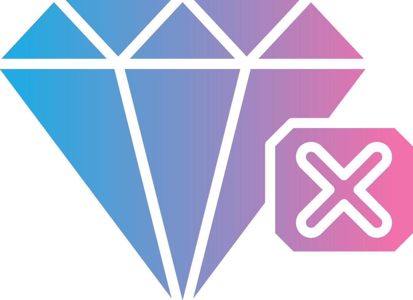 Diamond App Focused Design vector