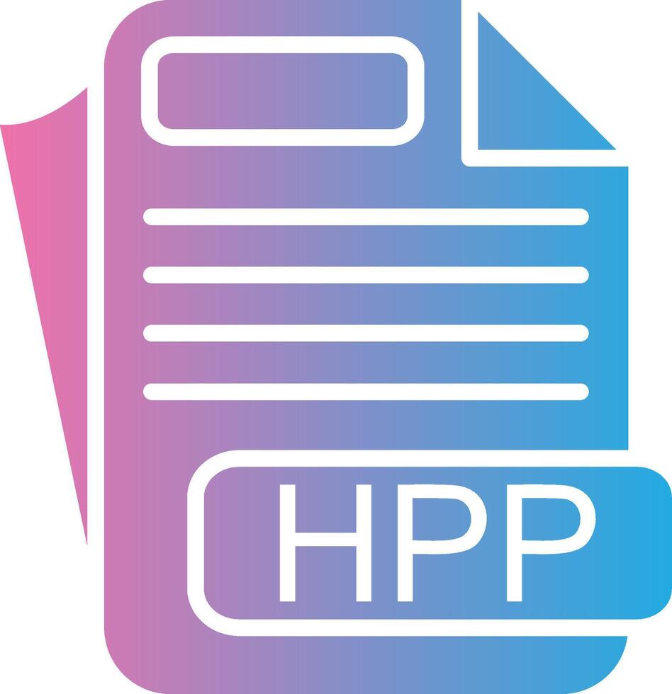 HPP 3D Rendered Symbol vector