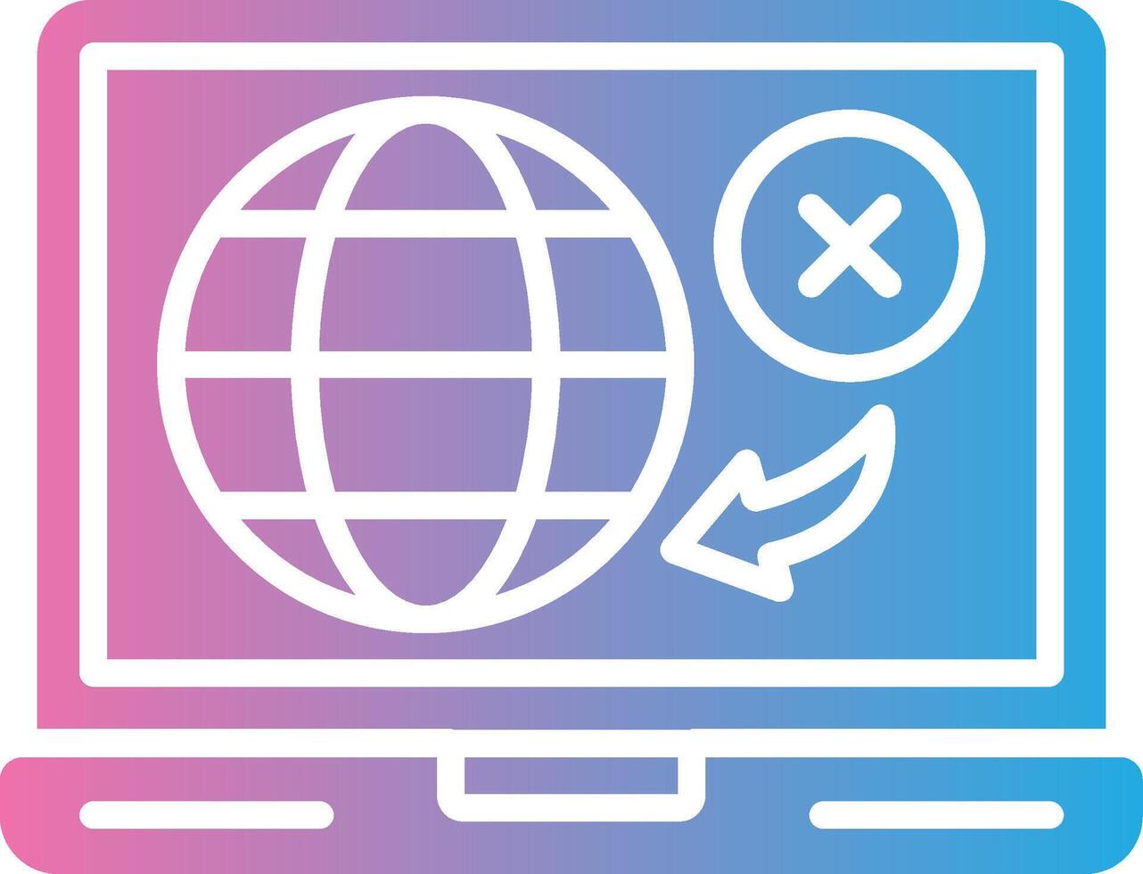 No Internet Wireframe App Design vector
