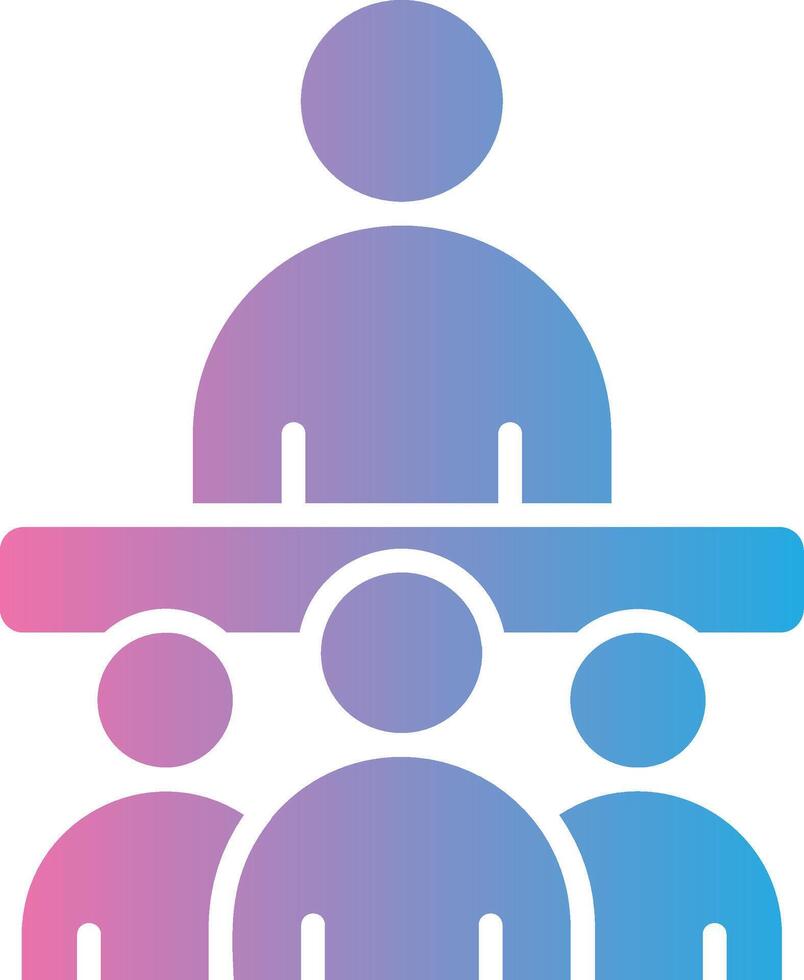 Seminar Stylized Flat Drawing vector
