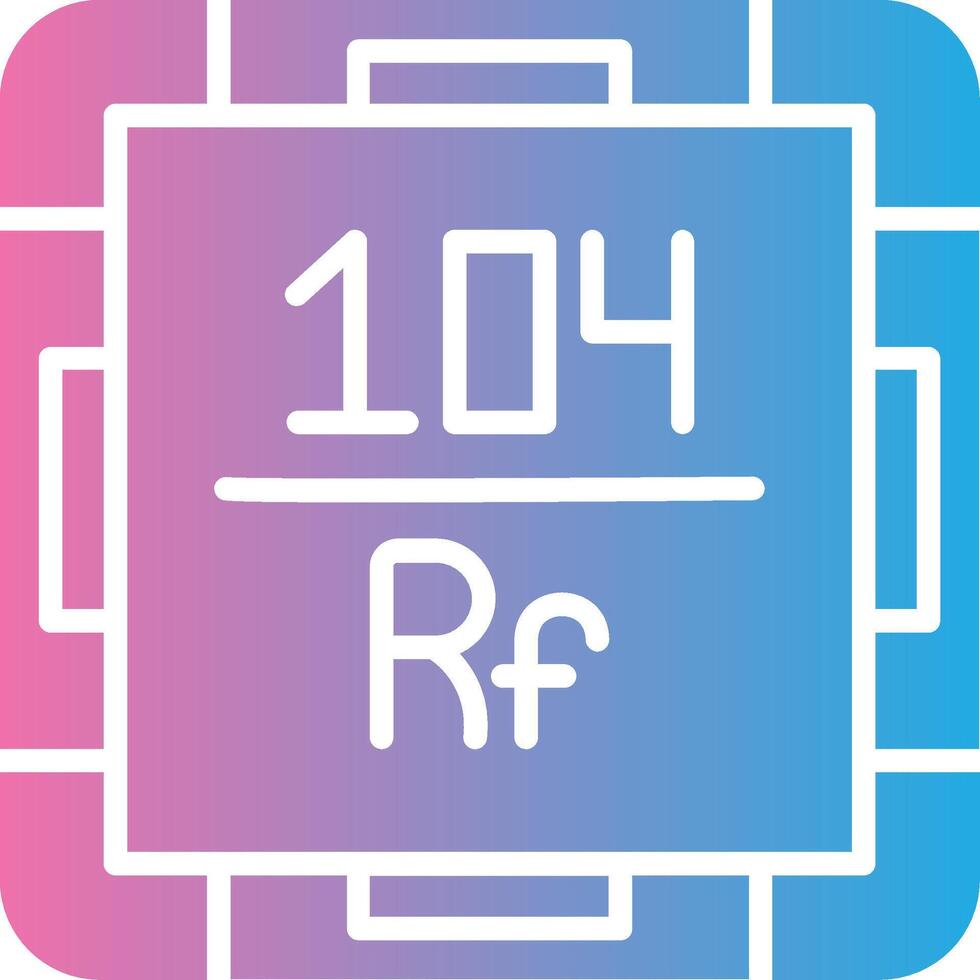 Rutherfordium UI Badge vector