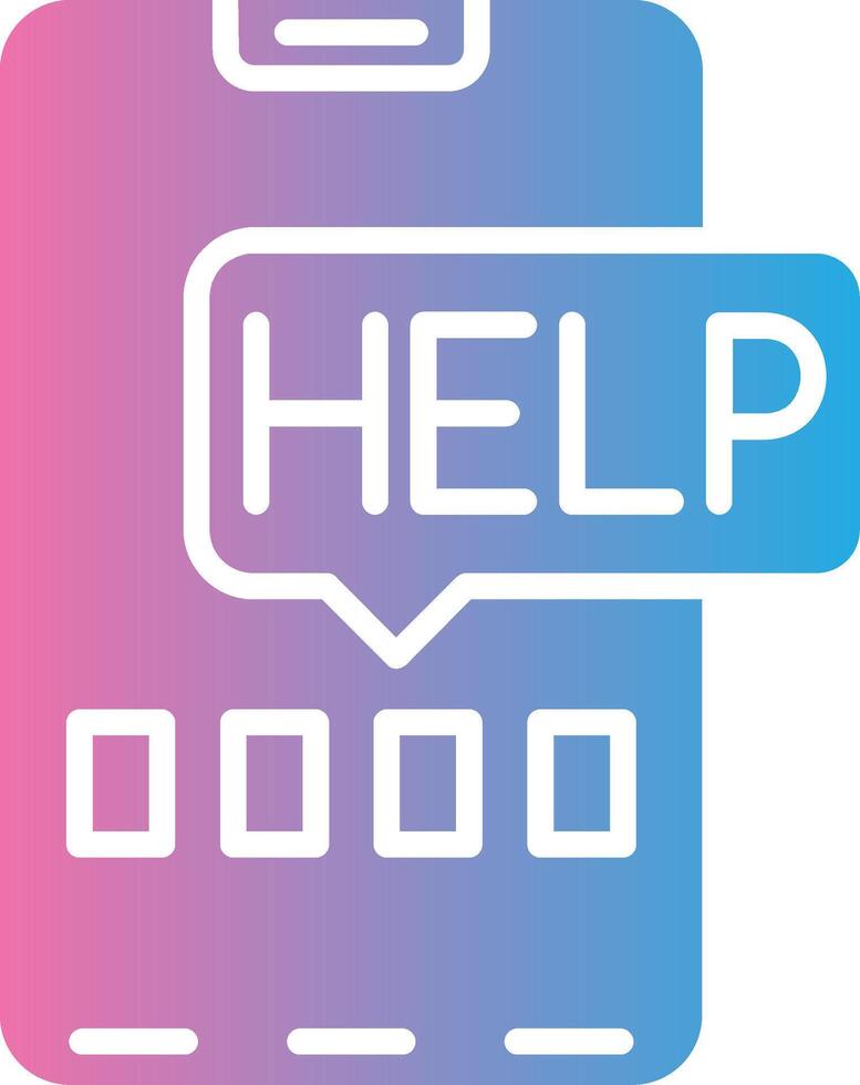 Help 3D Rendered Symbol vector