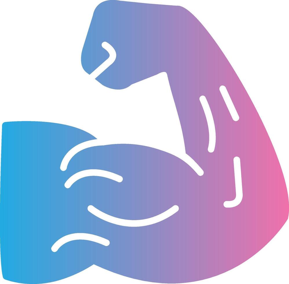Biceps Modern Shape Graphic vector