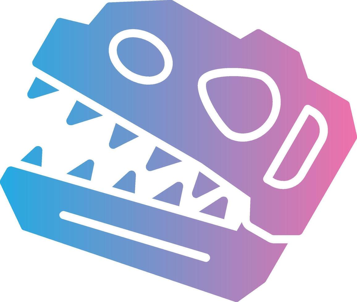 Dinosaur skull Web Style Graphic vector