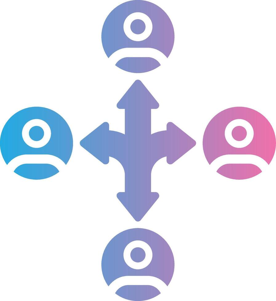 Flexibility Simplified Line Mark vector