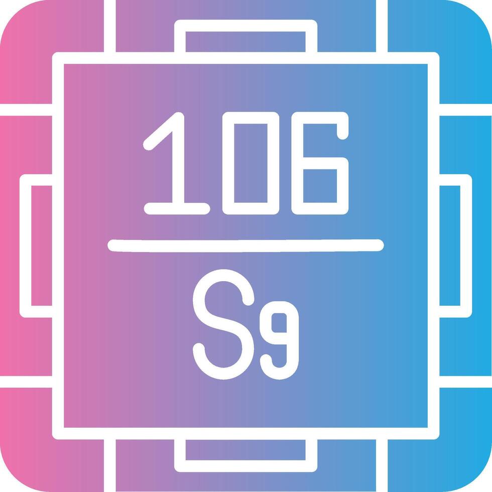 Seaborgium Muted Tone Element vector